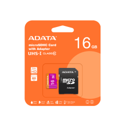 Memory Card A-Data Premier MicroSDHC 16GB, class 10 + SD adapter