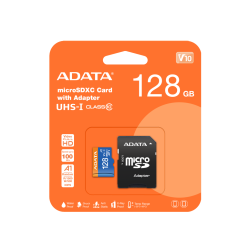 Memory Card A-Data Premier MicroSDXC, 128GB, Clasa 10+AdaptorSD
