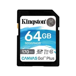Memory Card Kingston Canvas Go! Plus SD 64GB, CL10