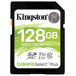 Memory Card Kingston Canvas Select Plus SDXC 128GB, Clasa 10