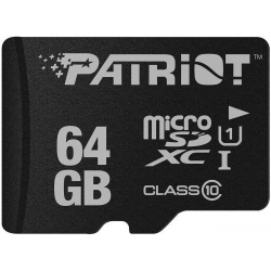 Memory Card Patriot Card LX Series microSDHC 64GB, Clasa10