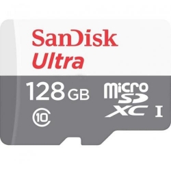 Memory Card SanDisk Ultra Line microSD, 128GB, Clasa 10