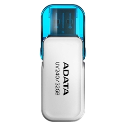 MEMORY DRIVE FLASH USB2 64GB/WHITE AUV240-64G-RWH ADATA \
