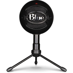 Microfon Blue Snowball iCE USB Profesional, PC & Mac, Gaming, Podcast, Streaming, Recording, Cardioid Condenser, Black