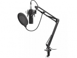 Microfon Natec Genesis Radium 300 XLR, Black