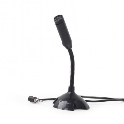 Microfon Gembird MIC-D-02, 3.5mm jack, Black