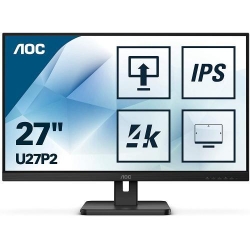 Monitor LED AOC U27P2, 27inch, 3840x2160, 4ms, Black