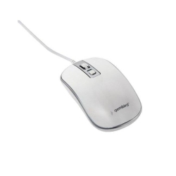 Mouse Gembird, USB, 1200 DPI, Alb/Argintiu