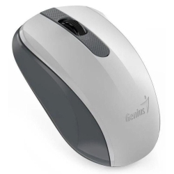 Mouse Genius, „NX-8008S”, PC sau NB, wireless, 2.4GHz, optic, 1200 dpi, butoane/scroll 3/1, alb&gri
