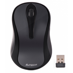 Mouse Optic A4Tech G3-280N, USB Wireless, Glossy Grey