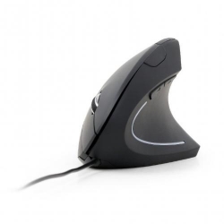 Mouse Optic Gembird MUS-ERGO-01, USB, Black