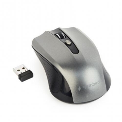 Mouse Optic Gembird MUSW-4B-04-BG, USB Wireless, Black-Grey