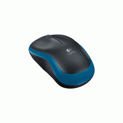 Mouse Optic Logitech M185, USB Wireless, Black-Blue