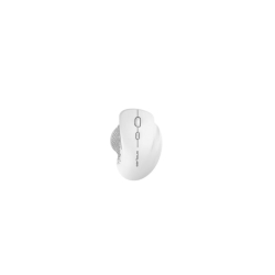 Mouse Serioux Glide 515, 1600 dpi, click silentios, ergonomic, alb
