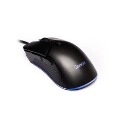 Mouse SPGM-PULSAR-PRO Spacer, gaming, cu fir, USB, optic, 8.000 dpi, butoane/scroll 7/1, iluminare RGB, Negru