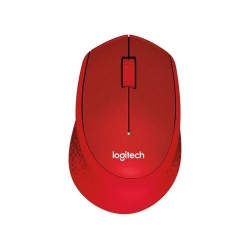 Mouse Optic Logitech M330 Silent Plus, USB Wireless, Red