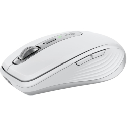 Mouse wireless Logitech MX Anywhere 3S, 2.4GHz&Bluetooth, Silent, Scroll MagSpeed, Multidevice, USB-C, Pale Grey