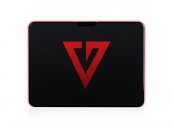 MousePad Modecom Volcano Rift RGB, Black