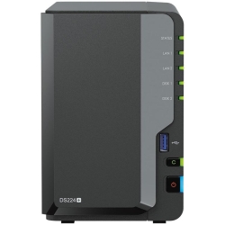 Network Attached Storage Synology DiskStation DS224+ cu procesor Intel Celeron J4125 2GHz, 2-bay, 2GB DDR4