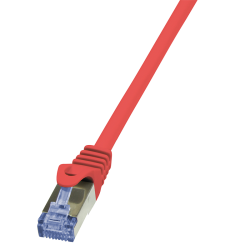 Patch Cord LogiLink CQ3044S, Cat.6A 10G S/FTP PIMF PrimeLine, 1.5m, Red