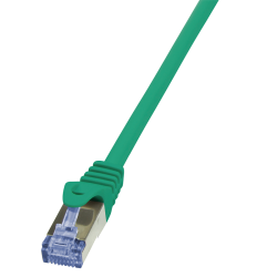 Patch Cord LogiLink CQ3045S, Cat.6A, 10G S/FTP, PIMF PrimeLine, 1,5m, Green