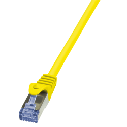 Patch Cord LogiLink CQ3077S, Cat.6A, 10G S/FTP PIMF PrimeLine, 5m, Yellow