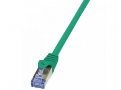 Patchcord Logilink,Cat6A, S/FTP, 7.5m, Green