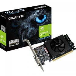 Placa video GIGABYTE GeForce GT 710 2G, DDR5, 64bit, Low Profile