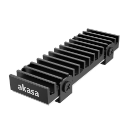 Radiator racire pasiva pentru SSD M.2 Akasa Gecko Pro, A-M2HS02-BK