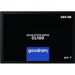 SSD Goodram CL100 G3 480GB, SATA3, 2.5inch, Black