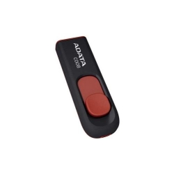 Stick Memorie A-Data Classic C008 4GB, USB 2.0, Black-Red