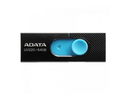 Stick Memorie AData UV220 64GB, USB 2.0, Black-Blue