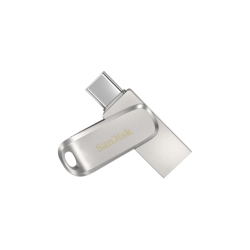 Stick memorie SanDisk Ultra Luxe Dual Drive 32GB, USB-C USB 3.1, Silver