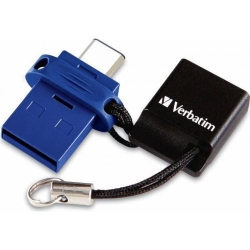 Stick memorie Verbatim Store n Go Dual 49967, 64GB, USB-C+USB 3.0, Blue