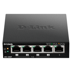 Switch D-Link DES-1005P, 5xporturi 10/100Mbps PoE