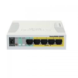 Switch MikroTik RB260GSP, 5 porturi, PoE