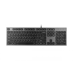 Tastatura A4tech Isolation KV-300H, USB, Negru-Gri