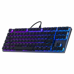Tastatura Cooler Master SK630 Cherry MX Low Profile Mecanica, RGB LED, USB, Black