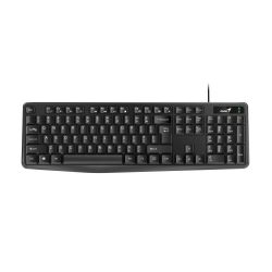 Tastatura Genius USB, KB-117, black  Model name KB-117 Interface USB / PS2 Keycap type Concave Function keys Yes, 12 (8 audio, 4 Internet) Multimedia keys No Cable length (m) 1.4 m Other — Weight (g) Approx. 488 g Dimensions (W x H x D) mm (inches) 441.7 