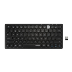 Tastatura Kensington, conexiune multipla, wireless sau bluetooth, indicator de baterie, negru
