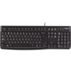 Tastatura Logitech K120 Business, USB, layout US INTL, Negru
