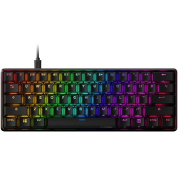 Tastatura mecanica HyperX Alloy Origins 60, Switch HX-Aqua, USB Type C, Iluminare RGB, Cablu detasabil, Negru