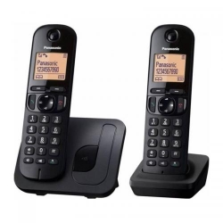 Telefon Fix Panasonic Dect KX-TGB212FXB, 2 receptoare, black