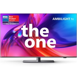 Televizor Philips AMBILIGHT tv LED 55PUS8818, 139 cm, Google TV, 4K Ultra HD, 100 Hz, Clasa E (Model 2023)