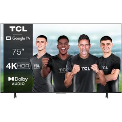 Televizor TCL LED 75P635, 191 cm, Smart Google TV, 4K Ultra HD, Clasa