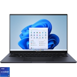 Ultrabook ASUS 14.5'' Zenbook Pro 14 OLED UX6404VI, 2.8K 120Hz Touch, Procesor Intel® Core™ i9-13900H (24M Cache, up to 5.40 GHz), 48GB DDR5, 2TB SSD, GeForce RTX 4070 8GB, Win 11 Pro, Tech Black