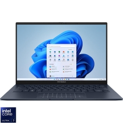 Ultrabook ASUS 14'' Zenbook 14 OLED UX3405MA, 3K 120Hz, Procesor Intel® Core™ Ultra 7 155H (24M Cache, up to 4.80 GHz), 16GB DDR5X, 1TB SSD, Intel Arc, Win 11 Pro, Ponder Blue