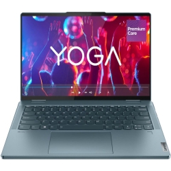 Ultrabook Lenovo 14'' Yoga 7 14ARB7, 2.2K IPS Touch, Procesor AMD Ryzen™ 5 6600U (16M Cache, up to 4.5 GHz), 16GB DDR5, 512GB SSD, Radeon 660M, Win 11 Home, Stone Blue, 3Yr Onsite Premium Care