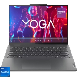 Ultrabook Lenovo 14'' Yoga 7 14IRL8, 2.8K OLED 90Hz Touch, Procesor Intel® Core™ i7-1360P (18M Cache, up to 5.00 GHz), 16GB DDR5, 1TB SSD, Intel Iris Xe, Win 11 Home, Storm Grey, 3Yr Onsite Premium Care