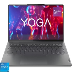 Ultrabook Lenovo 14'' Yoga 7 14IRL8, WUXGA OLED Touch, Procesor Intel® Core™ i5-1340P (12M Cache, up to 4.60 GHz), 16GB DDR5, 512GB SSD, Intel Iris Xe, Win 11 Home, Storm Grey, 3Yr Onsite Premium Care